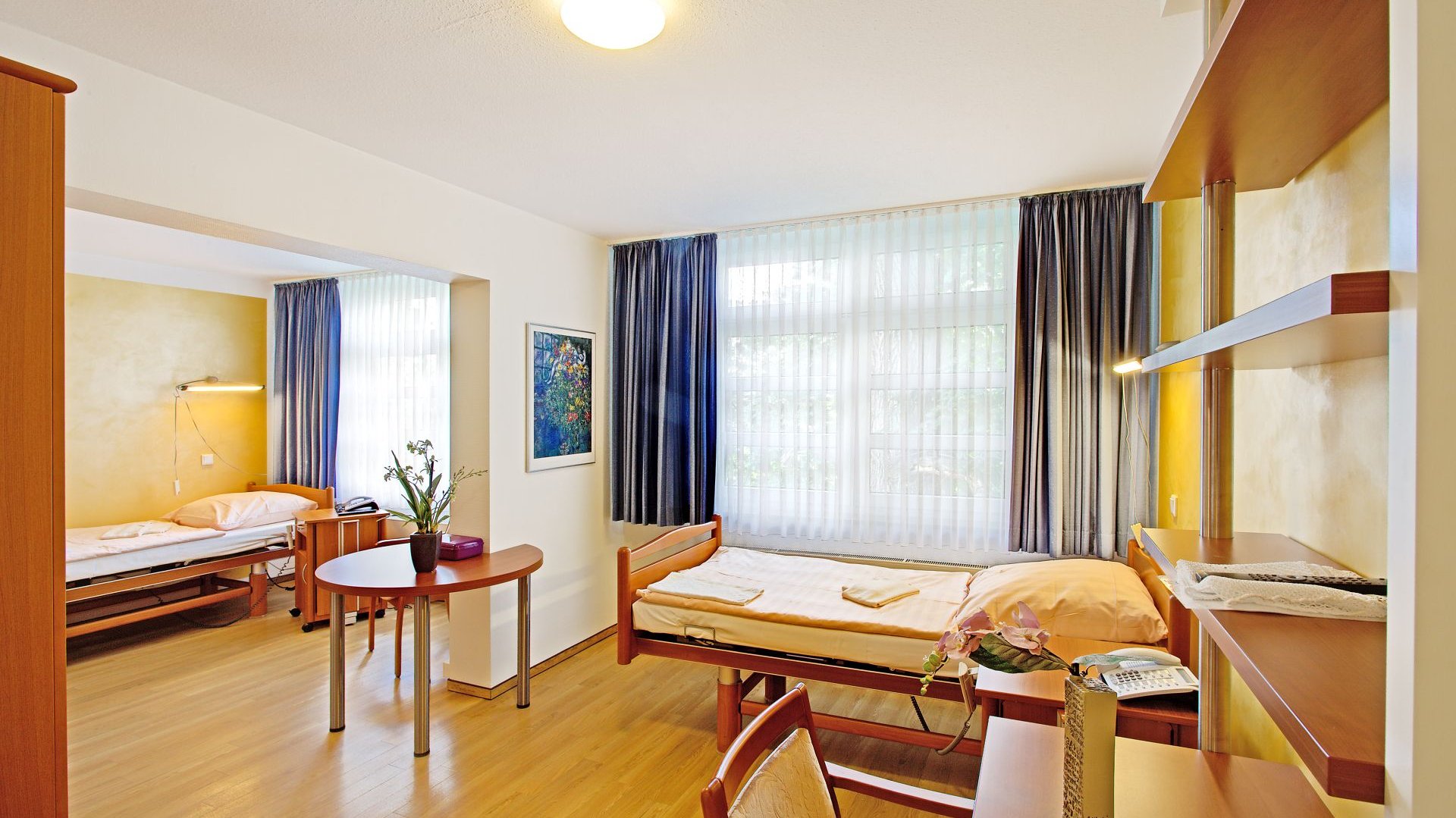Patientenzimmer zum Wohlfühlen Artemed Fachklinik Bad Oeynhausen